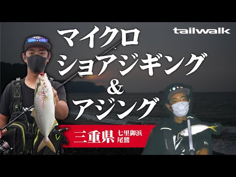 【多魚種を手軽に!】サーフと堤防でマイクロショアジギング&アジング【三重県七里御浜 & 尾鷲】