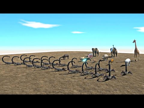 ⚡ 20 Emperor Scorpions VS Every Faction - 🦕 Animal Revolt Battle Simulator 🦖