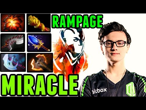 Dota 2 Miracle Anti Mage 7.07c - Rampage - Full Gameplay (2017)