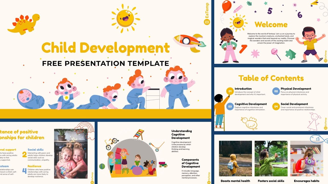 Free Child Development PowerPoint Template