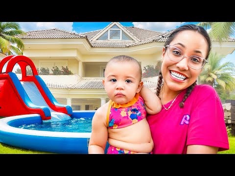 WE PUT THE ABANDONED BABY IN THE POOL! - (DESPERATION)