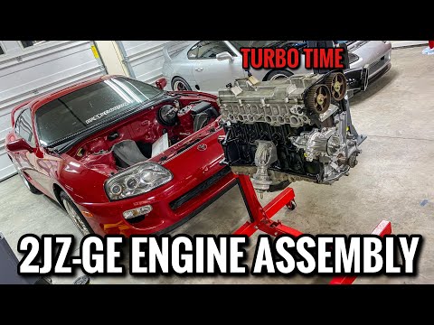 2JZ  NA-T Build Ep. 2 - Rear Main Seal, Water Pump & Oil Pump