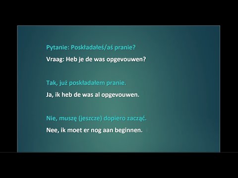 Vraag, antwoorden #.1 Pytanie, odpowiedzi #.1 Słuchanie i powtarzanie.