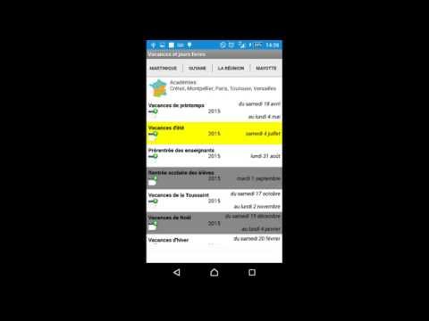 Vacances et jours fériés Video