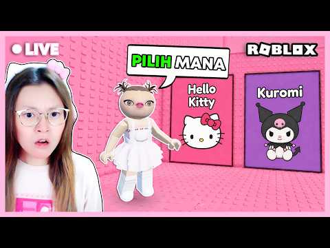 CHOOSE HELLO KITTY OR KUROMI?!! [WOULD U RATHER KITTY TOWER ROBLOX INDONESIA]