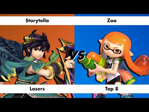 SSBU Spring Knoxville Arcadian! Loser's top 8: Storytella (Dark Pit) vs Zoa (Inkling)