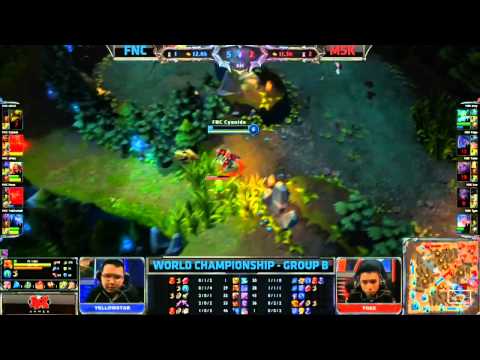 FNC vs MSK -  Worlds 2013 Group Stage D6 Recap