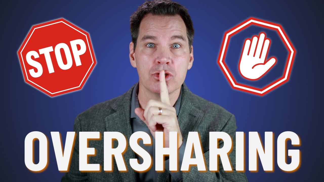 How to Stop Oversharing