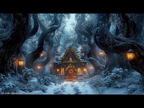 Celtic Christmas Dreams:Cozy Nights in a Snowy Forest Retreat ❄️Celtic Medieval Music for Deep Sleep