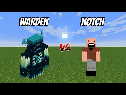 Insane Minecraft Battle: Notch vs Warden