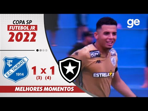 Gols e lances de Taubaté x Botafogo