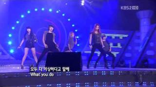 [110224] Huh - 4Minute live (KBS ChangWon 69th Anniversary)