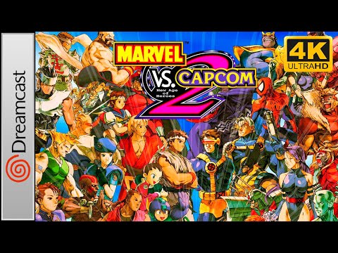 Marvel vs. Capcom 2: New Age of Heroes (Sega Dreamcast) Longplay 4K 60FPS