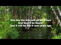 In Our Old Age by Kenny Rogers (with lyrics)