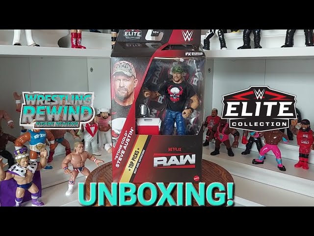 Vídeo relacionado con Mattel WWE Elite Collection Top Picks Stone Cold Steve Austin Figura de acción