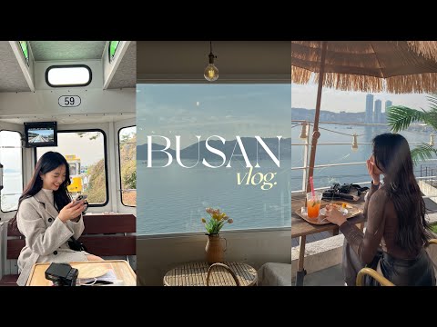 4 DIAS EM BUSAN 🇰🇷 vlog de viagem | restaurantes imperdíveis! cafés oceânicos, espalândia🧖🏻‍♀️, frutos do mar! [EN/KR]