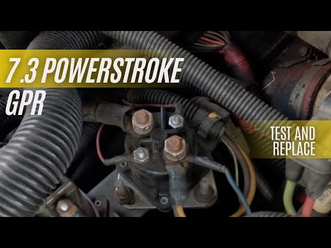 7.3 Powerstroke Glow Plug Relay Testing And Replacement.