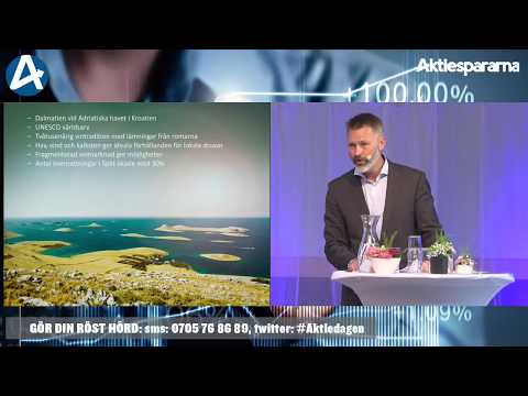 Vd Robert Karlsson presenterar Zhoda Investments på Aktiedagen i Malmö den 22 maj 2018