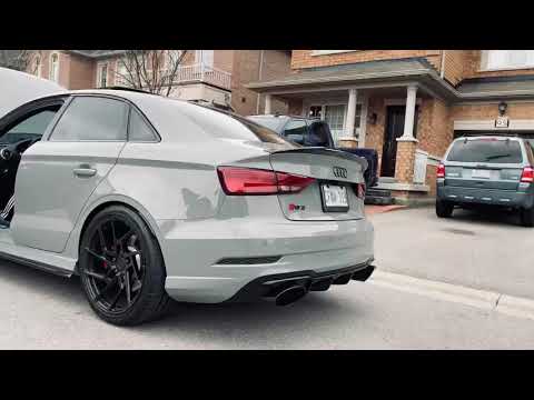 2018 Audi RS3 - AWE SWITCH PATH EXHAUST + MIDS & POLO PERFORMANCE DOWNPIPE