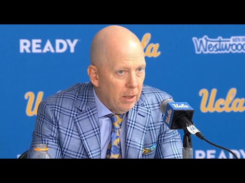 UCLA M. Basketball Postgame - Coach Cronin, vs. UC Irvine (Oct. 28, 2025)
