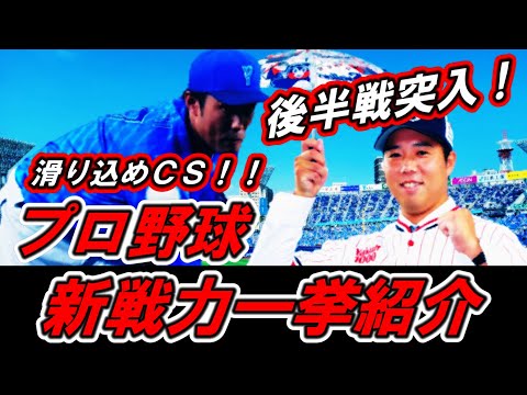 【プロ野球】後半戦新戦力一挙紹介！ＣＳに滑り込む為の救世主現る！ヤクルトが大捲り！？
