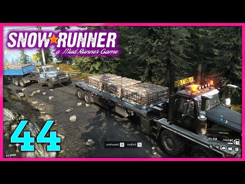 SnowRunner Gameplay Part 44 | Michigan / Cement For The Region