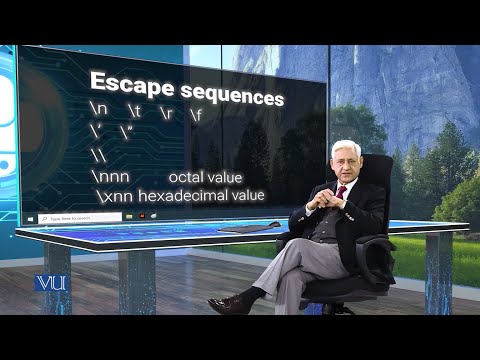 Escape Sequences Programming Using Python Cs306_topic037