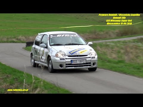 Przywara D. / Wyszyńska A. - Renault Clio - KJS Wiosenny Super OeS  Moszczenica 15-04-2018