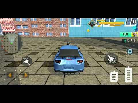 Lion Tank Robot Car Multiple Transformation Game Mission # 2 - Android Gameplay