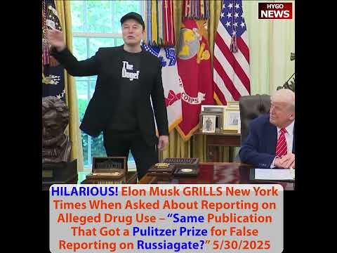 Musk Cooks NYT in Oval Office: 'Same Publication That Got a Pulitzer Prize for False Reporting on Russiagate? Might Have to Give Back That Pulitzer Prize -- Let's Move On'; Miller Roasts Pamela Brown: 'Illegal Alien Is an Illegal Alien, Not Undocumented Migrant'; Pelosi Lies About OBBB 'Tax Cuts for Wealthiest'