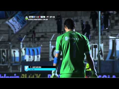 Gol de Bou. Racing 1 - Tigre 0. Copa Argentina 2015. 16vos. FPT.