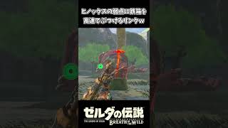 ヒノックスの弱点に鉄箱を高速でぶつけるリンク【ゼルダの伝説 ブレス オブ ザ ワイルド】