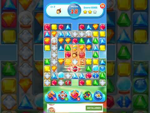 Jewel Crush Tower 💎 - Jewels & Gems Match 3 Legend 2020 Level 2 ⭐⭐⭐ no Booster 👑 Android Gameplay ✅