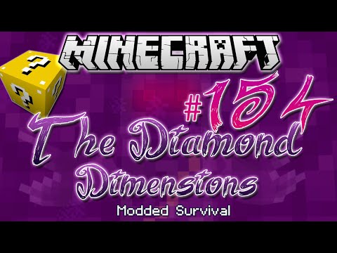 "LUCKY, LUCKY, LUCKY!" | Diamond Dimensions Modded Survival #154 | Minecraft
