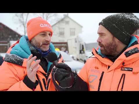 Olympic Champion Espen Bredesen at a mushing race. Why, asks Dex Carrington | QRILL PAWS