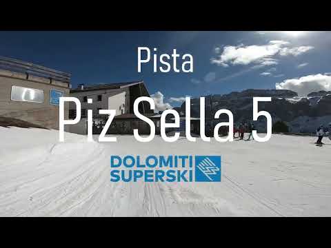 Pista Piz Sella 5 #valgardena #plandegralba #dolomites #skislopes