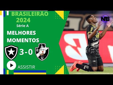 ENTREGA A TAÇA BOTAFOGO 3 X 0 VASCO |MELHORES MOMENTOS |32ª RODADA BRASILEIRÃO SÉRIE A 2024.