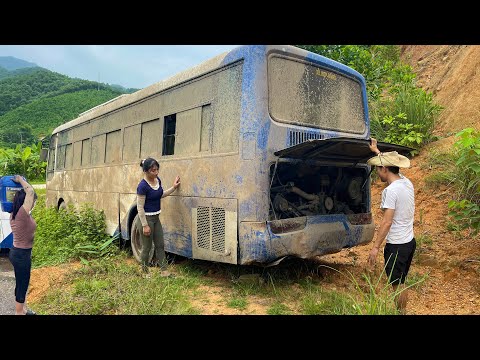 HYUNDAI car restoration, 45 seats, complete refinishing and cleaning the entire time-lapse video