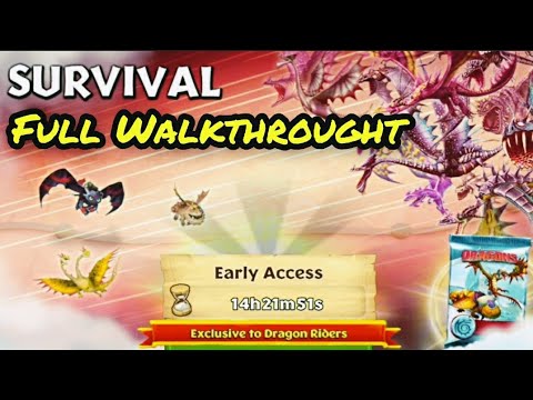 NEW SURVIVAL Gauntlet Event Full Walkthrought Completed - Dragons: Rise Of Berk