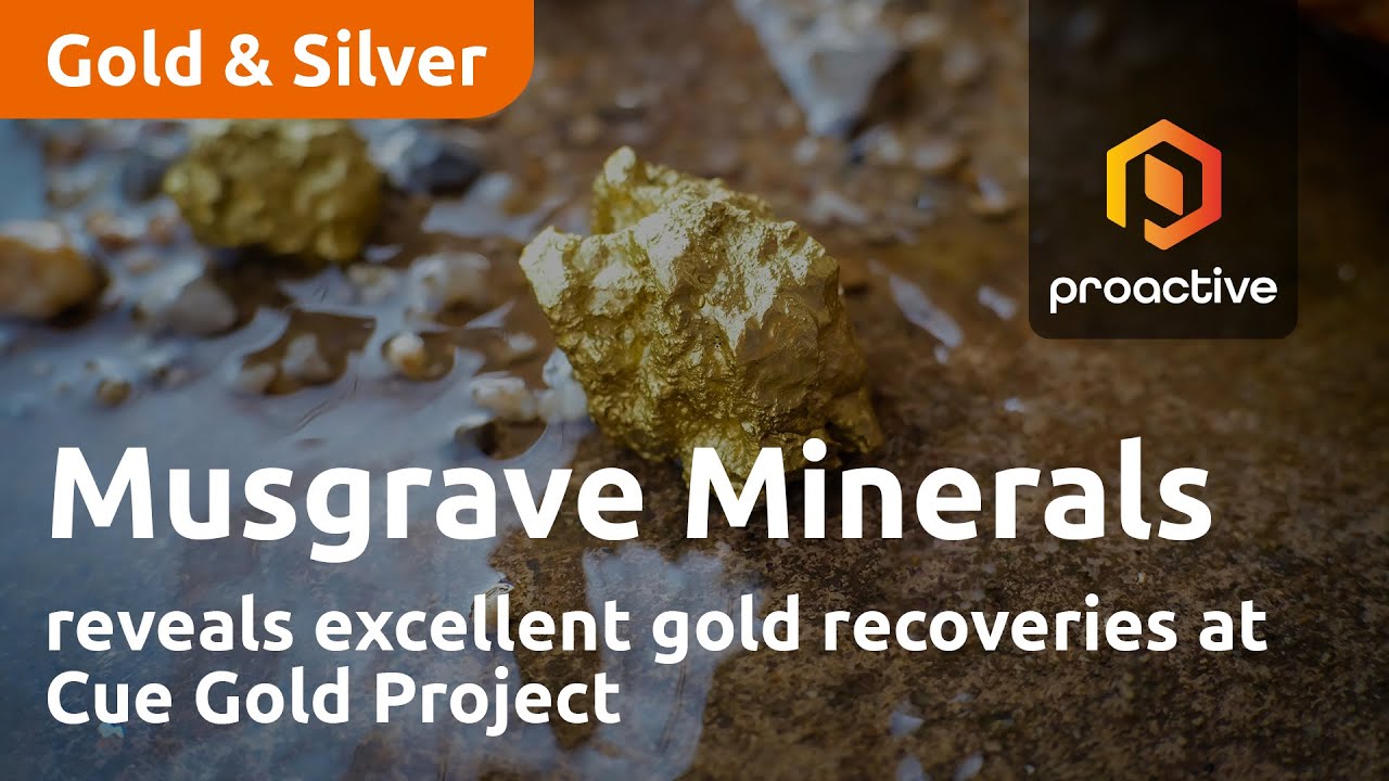 Musgrave Minerals reveals excellent gold recoveries at Cue Gold Project