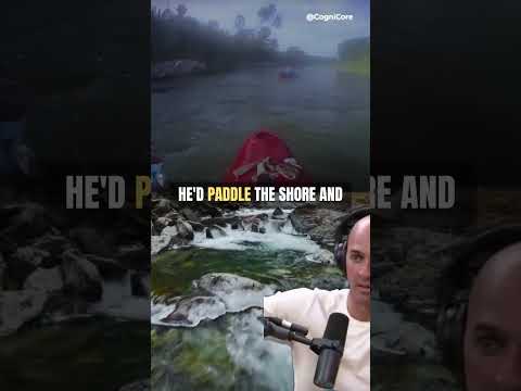 A brutal crocodile attack during kayaking (@joerogan) #shorts #podcast #joeroganexperience