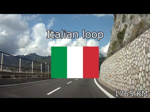 Italy: A23, A4, A13, A14, A16, RA2, A3, A1 - 1765 km (x16) (2016)