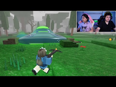 Am supraviețuit 99 de nopți în pădure, am salvat toți copiii și am atacat extratereștrii!✨🌲🌲🌲