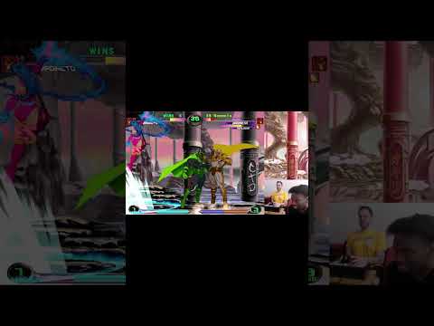 MvC2: Woo - Blocks Triple Trijump then Magneto s HK SJC to Reset for Corner Advantage .:2.9.24:.