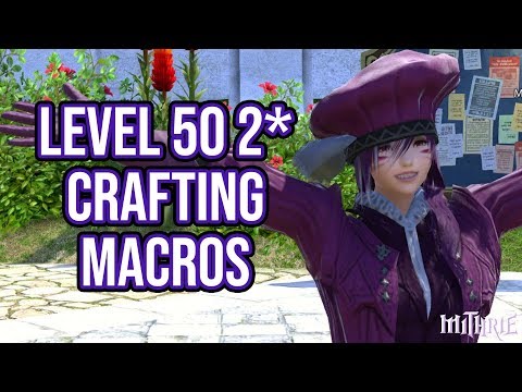 FFXIV 3.0 0746 Simple Crafting Macro 50 (2 Star)