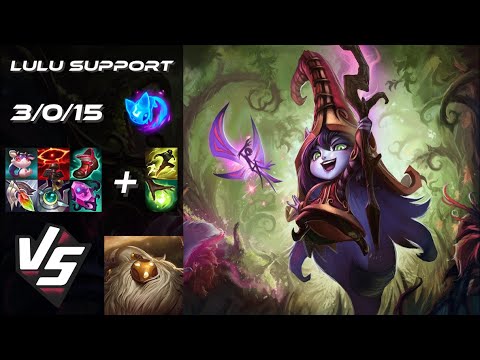 SUPPORT Lulu vs Bard - NA Grandmaster Patch 25.S2.4