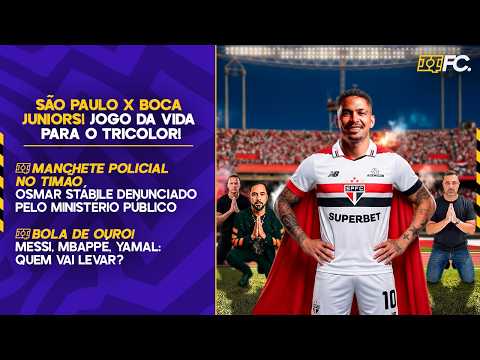 SÃO PAULO CONSEGUE VIRAR CONTRA O BOCA? MANCHETE POLICIAL NO CORINTHIANS; BOLA DE OURO – Quebrada FC