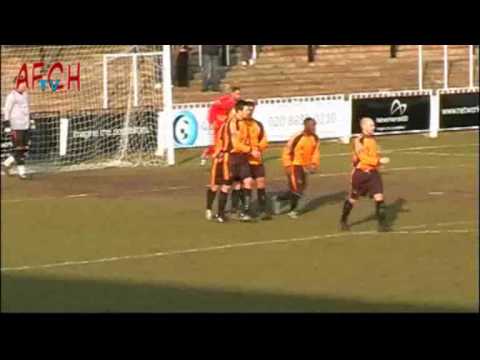 Cray Wanderers 1 AFC Hornchurch 0 (06 Feb 10) - Luckett goal