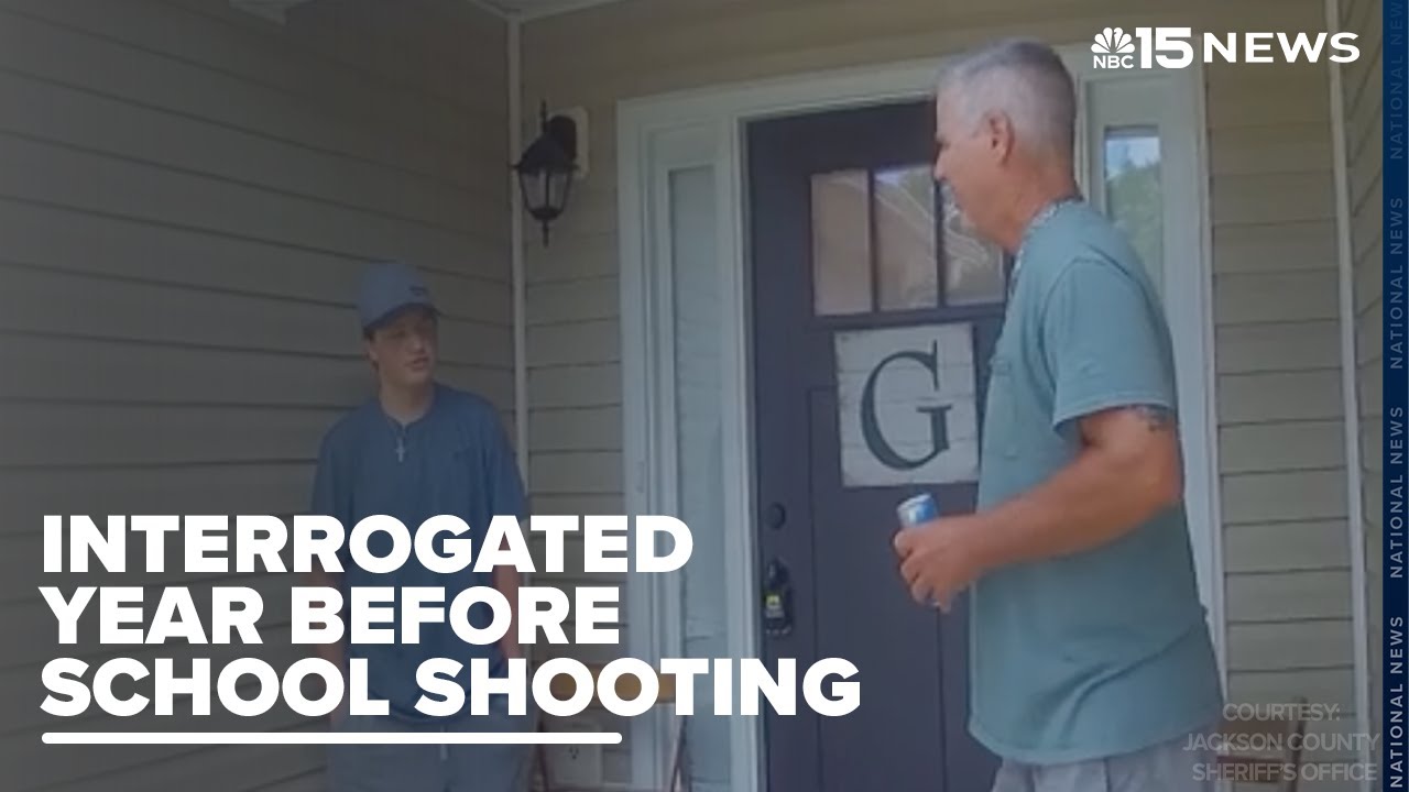 Bodycam footage shows interrogation of teen before Georgia school shooting