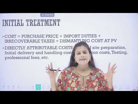 IAS 16- Initial Accounting treatment || ACCA